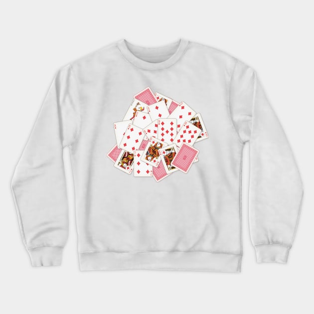 Deck of Cards Crewneck Sweatshirt by nickemporium1